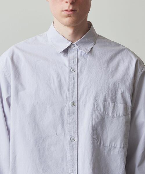 Steven Alan(スティーブンアラン)の「<Steven Alan> G/DYE POPLIN REGULAR COLLAR SHIRT -LOOSE/シャツ(シャツ/ブラウス・メンズ・ライトピンク/ライラック/ホワイト・S/L/XL/M)」の6枚目の写真
