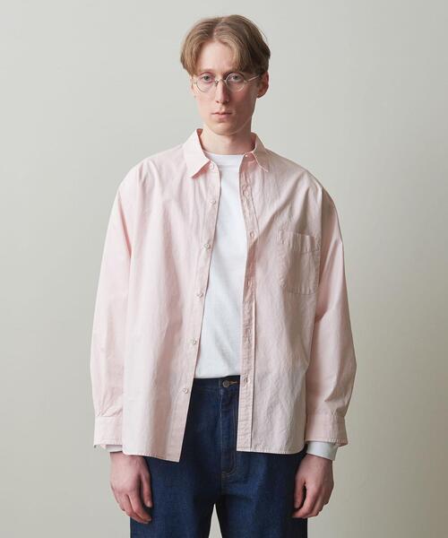 Steven Alan(スティーブンアラン)の「<Steven Alan> G/DYE POPLIN REGULAR COLLAR SHIRT -LOOSE/シャツ(シャツ/ブラウス・メンズ・ライトピンク/ライラック/ホワイト・S/L/XL/M)」の18枚目の写真
