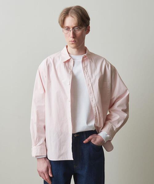 Steven Alan(スティーブンアラン)の「<Steven Alan> G/DYE POPLIN REGULAR COLLAR SHIRT -LOOSE/シャツ(シャツ/ブラウス・メンズ・ライトピンク/ライラック/ホワイト・S/L/XL/M)」の19枚目の写真