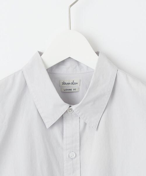 Steven Alan(スティーブンアラン)の「<Steven Alan> G/DYE POPLIN REGULAR COLLAR SHIRT -LOOSE/シャツ(シャツ/ブラウス・メンズ・ライトピンク/ライラック/ホワイト・S/L/XL/M)」の22枚目の写真