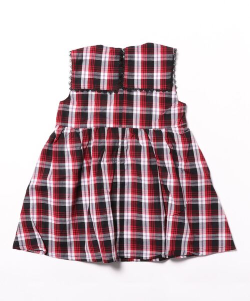 maarook(マルーク)の「クラシックタータンワンピース(ワンピース・キッズ・レッド・130cm/120cm/110cm/100cm/90cm)」の2枚目の写真