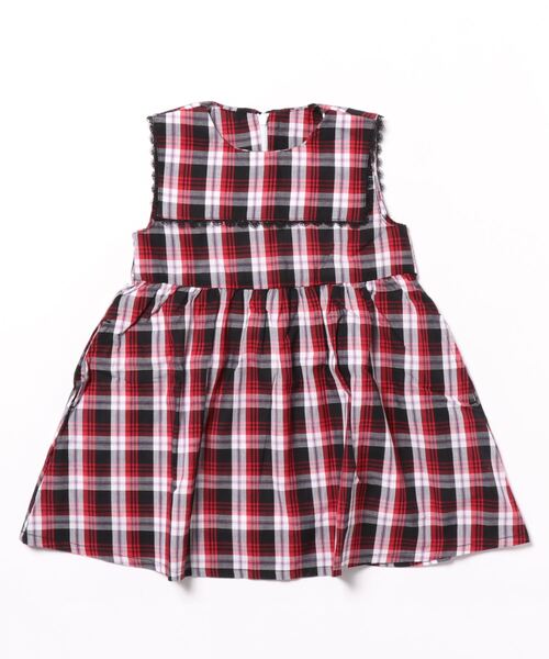 maarook(マルーク)の「クラシックタータンワンピース(ワンピース・キッズ・レッド・130cm/120cm/110cm/100cm/90cm)」の4枚目の写真