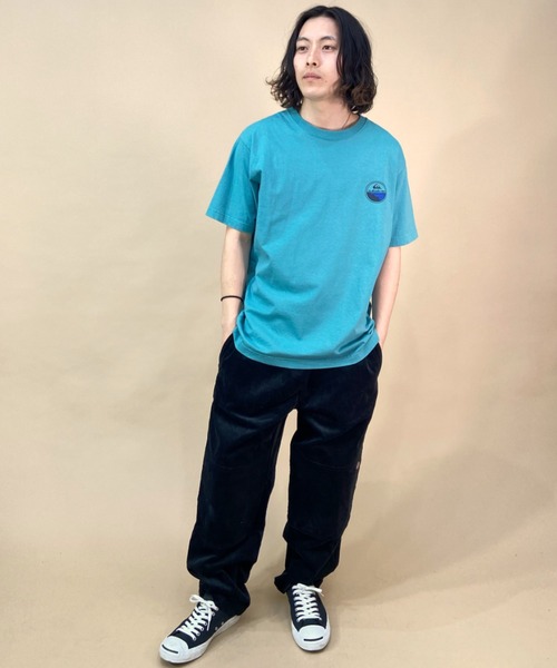 Quiksilver（クイックシルバー）の「QUIKSILVER/クイックシルバー　バックプリントTシャツ サークルロゴ/クルーネックTシャツ/SCENIC JOURNEY ST/QST231014（Tシャツ/カットソー・メンズ・ホワイト/ベージュ/ブルー・M/L/XL）」の22枚目の写真