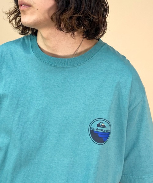 Quiksilver（クイックシルバー）の「QUIKSILVER/クイックシルバー　バックプリントTシャツ サークルロゴ/クルーネックTシャツ/SCENIC JOURNEY ST/QST231014（Tシャツ/カットソー・メンズ・ホワイト/ベージュ/ブルー・M/L/XL）」の20枚目の写真