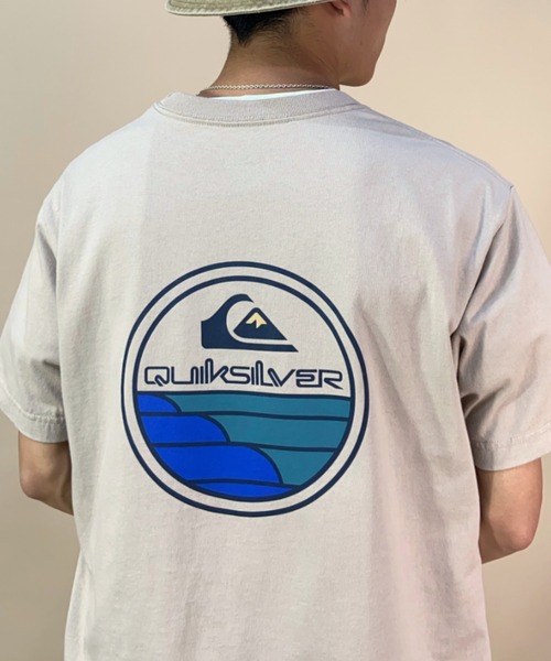 Quiksilver（クイックシルバー）の「QUIKSILVER/クイックシルバー　バックプリントTシャツ サークルロゴ/クルーネックTシャツ/SCENIC JOURNEY ST/QST231014（Tシャツ/カットソー・メンズ・ホワイト/ベージュ/ブルー・M/L/XL）」の15枚目の写真