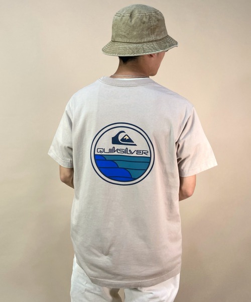 Quiksilver（クイックシルバー）の「QUIKSILVER/クイックシルバー　バックプリントTシャツ サークルロゴ/クルーネックTシャツ/SCENIC JOURNEY ST/QST231014（Tシャツ/カットソー・メンズ・ホワイト/ベージュ/ブルー・M/L/XL）」の14枚目の写真