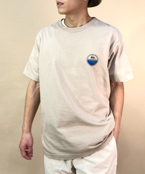 Quiksilver（クイックシルバー）の「QUIKSILVER/クイックシルバー　バックプリントTシャツ サークルロゴ/クルーネックTシャツ/SCENIC JOURNEY ST/QST231014（Tシャツ/カットソー・メンズ・ホワイト/ベージュ/ブルー・M/L/XL）」の12枚目の写真
