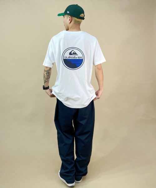 Quiksilver（クイックシルバー）の「QUIKSILVER/クイックシルバー　バックプリントTシャツ サークルロゴ/クルーネックTシャツ/SCENIC JOURNEY ST/QST231014（Tシャツ/カットソー・メンズ・ホワイト/ベージュ/ブルー・M/L/XL）」の10枚目の写真