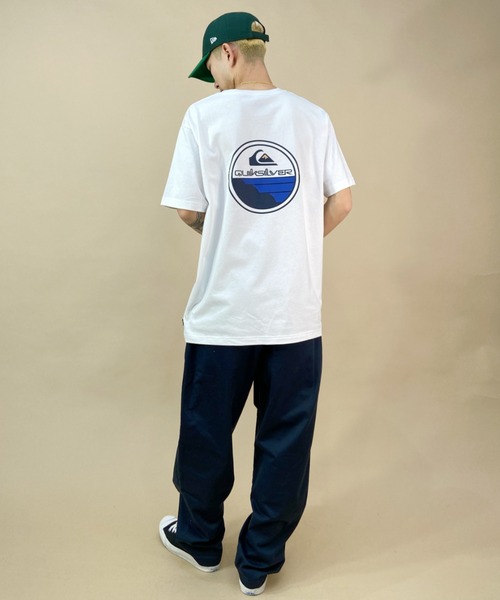 Quiksilver（クイックシルバー）の「QUIKSILVER/クイックシルバー　バックプリントTシャツ サークルロゴ/クルーネックTシャツ/SCENIC JOURNEY ST/QST231014（Tシャツ/カットソー・メンズ・ホワイト/ベージュ/ブルー・M/L/XL）」の11枚目の写真