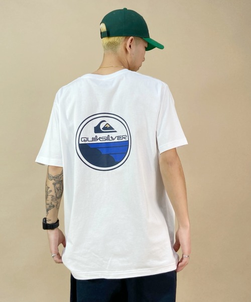 Quiksilver（クイックシルバー）の「QUIKSILVER/クイックシルバー　バックプリントTシャツ サークルロゴ/クルーネックTシャツ/SCENIC JOURNEY ST/QST231014（Tシャツ/カットソー・メンズ・ホワイト/ベージュ/ブルー・M/L/XL）」の7枚目の写真