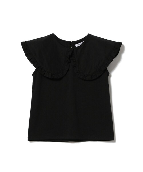 B:MING by BEAMS（ビーミングバイビームス）の「B:MING by BEAMS / 布帛衿 ノースリーブ プルオーバー カットソー（100～150cm）（Tシャツ/カットソー・キッズ・ブラック/オフホワイト/マスタード・100/110/120/130/140/150）」の21枚目の写真