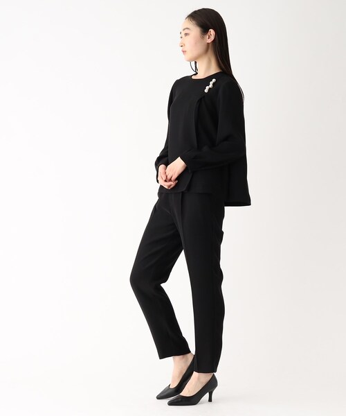 ブラウス シャツ ダブルクロスパール ブラウス レディース ダブルクロスパール ブラウス|ANAYI OFFICIAL ONLINE STORE