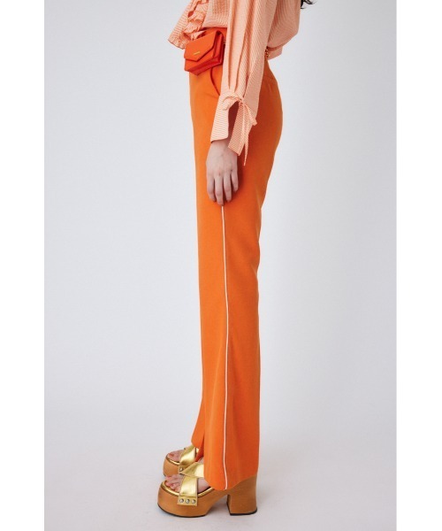 MOUSSY（マウジー）の「SLIT FLARE パンツ（その他パンツ・レディース・オレンジ/ダークネイビー・1/2/0）」の15枚目の写真