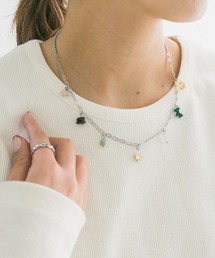 カラーストーンネックレス