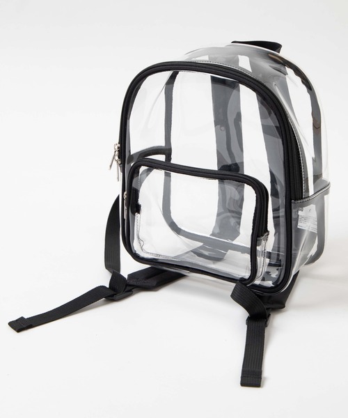 WEGO（ウィゴー）の「WEGO/クリアミニリュック（バックパック/リュック・レディース・ブラック/ホワイト・FREE）」の4枚目の写真