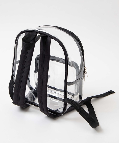 WEGO（ウィゴー）の「WEGO/クリアミニリュック（バックパック/リュック・レディース・ブラック/ホワイト・FREE）」の7枚目の写真