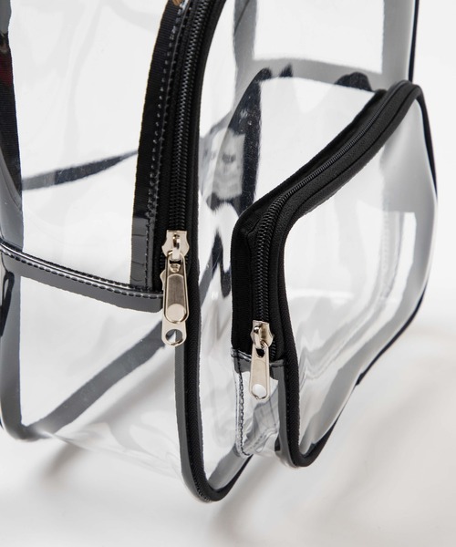 WEGO（ウィゴー）の「WEGO/クリアミニリュック（バックパック/リュック・レディース・ブラック/ホワイト・FREE）」の6枚目の写真