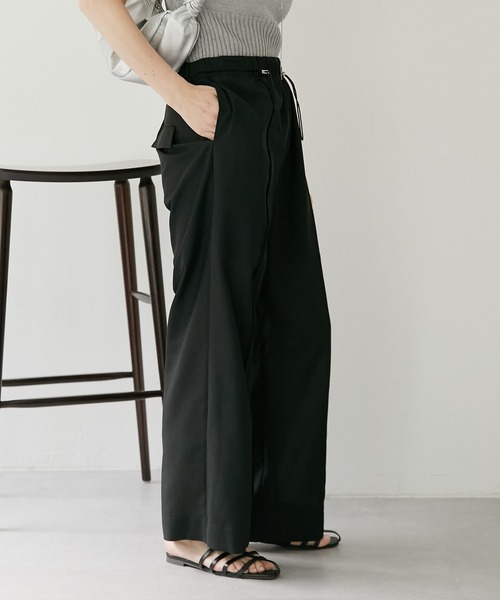 COLLAGE GALLARDAGALANTE（コラージュガリャルダガランテ）の「シアーパンツ/セットアップ可（その他パンツ・レディース・スカイブルー/ブラック/ホワイト・FREE）」の18枚目の写真