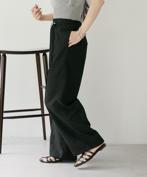 COLLAGE GALLARDAGALANTE（コラージュガリャルダガランテ）の「シアーパンツ/セットアップ可（その他パンツ・レディース・スカイブルー/ブラック/ホワイト・FREE）」の13枚目の写真