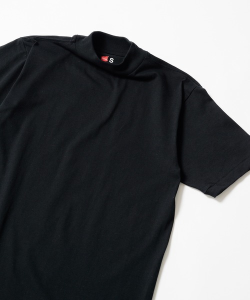 セール】【Hanes】モックネックTシャツ HM1-X203（Tシャツ/カットソー