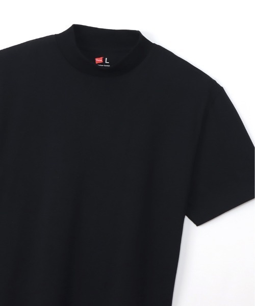 セール】【Hanes】モックネックTシャツ HM1-X203（Tシャツ/カットソー