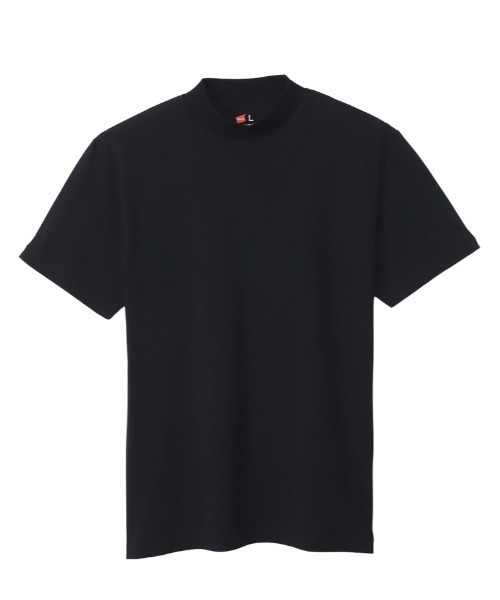 セール】【Hanes】モックネックTシャツ HM1-X203（Tシャツ/カットソー