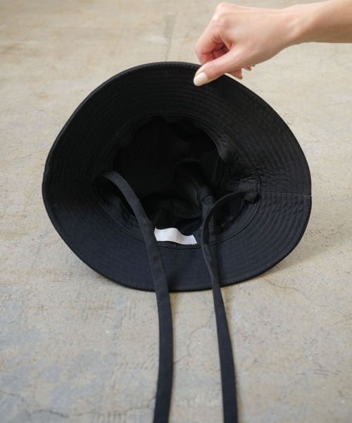 rectangle（レクタングル）の「2WAYリボンバケットハット（ハット・レディース・ブラック/アイボリー・FREE）」の7枚目の写真