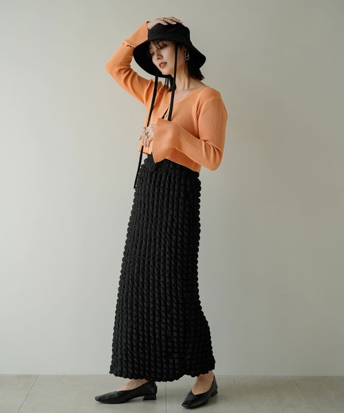 rectangle（レクタングル）の「2WAYリボンバケットハット（ハット・レディース・ブラック/アイボリー・FREE）」の6枚目の写真