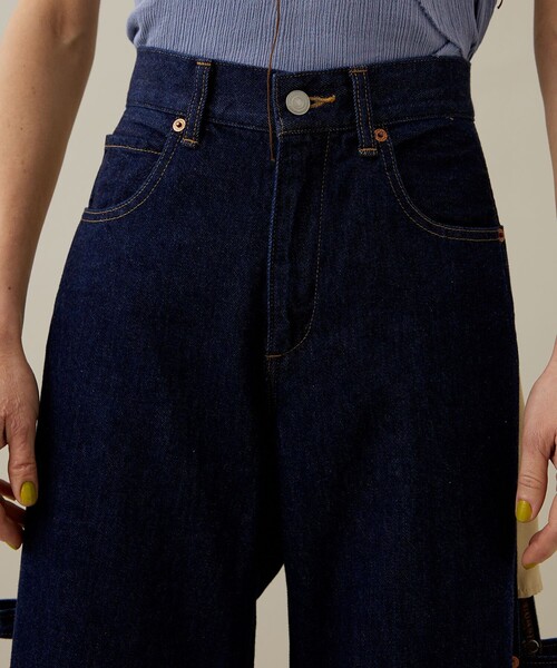 kotohayokozawa（コトハヨコザワ）の「【kotohayokozawa/コトハヨコザワ】パネルドデニムパンツ（デニムパンツ・レディース・ホワイト/インディゴブルー・SMALL/MEDIUM）」の18枚目の写真