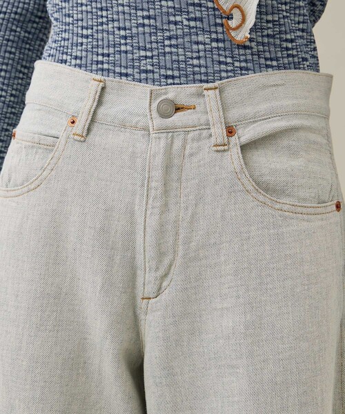 kotohayokozawa（コトハヨコザワ）の「【kotohayokozawa/コトハヨコザワ】パネルドデニムパンツ（デニムパンツ・レディース・ホワイト/インディゴブルー・SMALL/MEDIUM）」の10枚目の写真