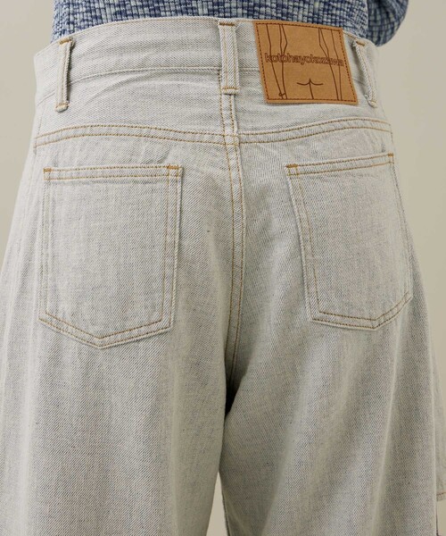 kotohayokozawa（コトハヨコザワ）の「【kotohayokozawa/コトハヨコザワ】パネルドデニムパンツ（デニムパンツ・レディース・ホワイト/インディゴブルー・SMALL/MEDIUM）」の11枚目の写真