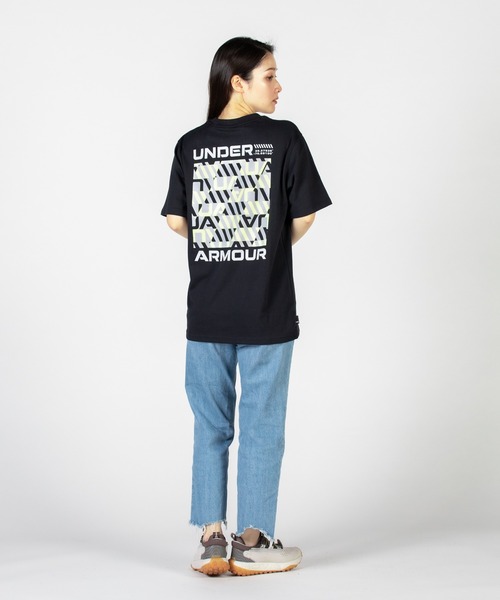 UNDER ARMOUR(アンダーアーマー)の「UAヘビーウエイト コットン ショートスリーブTシャツ 〈バックグラフィック〉(トレーニング/メンズ)(Tシャツ/カットソー・メンズ・ブラック・L/S/3XL/XL/XXL/M)」の10枚目の写真