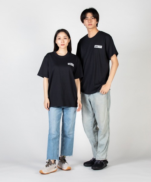 UNDER ARMOUR(アンダーアーマー)の「UAヘビーウエイト コットン ショートスリーブTシャツ 〈バックグラフィック〉(トレーニング/メンズ)(Tシャツ/カットソー・メンズ・ブラック・L/S/3XL/XL/XXL/M)」の11枚目の写真