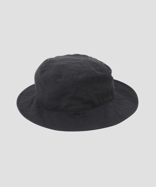MARGARET HOWELL（マーガレットハウエル）の「LINEN PLAINWEAVE Ⅰ（ハット・メンズ・ブラック/カーキ・FREE）」の4枚目の写真