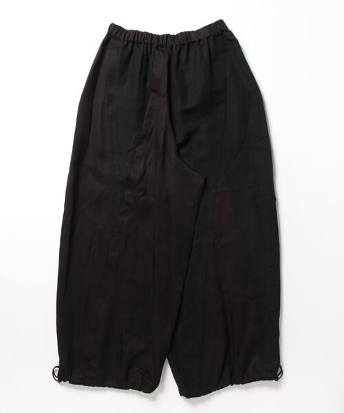 gomme（ゴム）の「エクセルツイル　切替ドローコードパンツ（その他パンツ・レディース・チャコールグレー/ブラック/ライトグリーン・MEDIUM）」の8枚目の写真