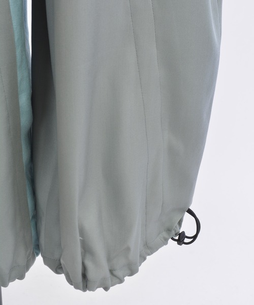 gomme（ゴム）の「エクセルツイル　切替ドローコードパンツ（その他パンツ・レディース・チャコールグレー/ブラック/ライトグリーン・MEDIUM）」の20枚目の写真