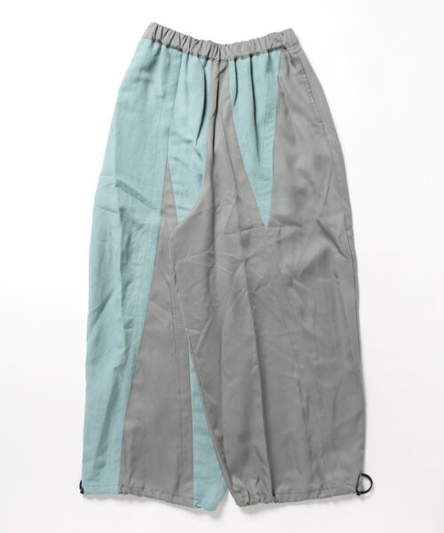 gomme（ゴム）の「エクセルツイル　切替ドローコードパンツ（その他パンツ・レディース・チャコールグレー/ブラック/ライトグリーン・MEDIUM）」の21枚目の写真
