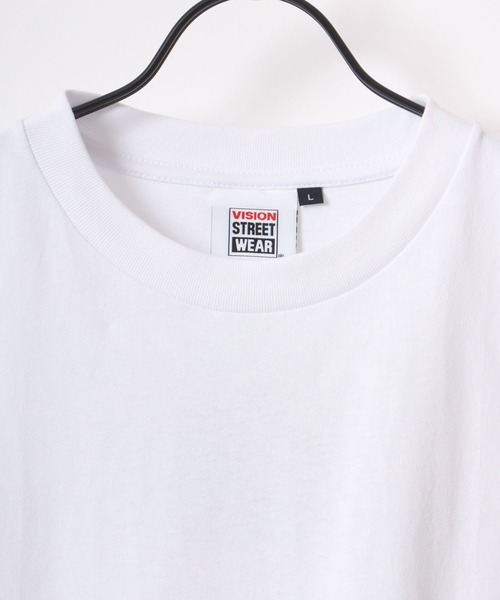 VISION STREET WEAR（ヴィジョンストリートウェア）の「VISION STREET WEAR/ヴィジョンストリートウェア オーバーサイズ バックプリント ロゴ イラスト ワンポイント刺繍 半袖Tシャツ（Tシャツ/カットソー・メンズ・イエロー/ホワイト系その他/ホワイト/ブラック/イエロー系その他/ブラック系その他/チャコール/ホワイト系その他2・M/L/LL）」の20枚目の写真