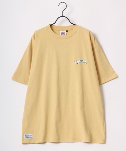 VISION STREET WEAR（ヴィジョンストリートウェア）の「VISION STREET WEAR/ヴィジョンストリートウェア オーバーサイズ バックプリント ロゴ イラスト ワンポイント刺繍 半袖Tシャツ（Tシャツ/カットソー・メンズ・イエロー/ホワイト系その他/ホワイト/ブラック/イエロー系その他/ブラック系その他/チャコール/ホワイト系その他2・M/L/LL）」の18枚目の写真