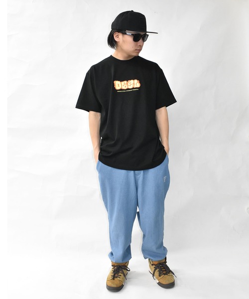 DOUBLE STEAL（ダブルスティール）の「ポップグラフィティ Tシャツ（Tシャツ/カットソー・メンズ・ホワイト/ブラック/ブラウン/グレー・LARGE/X-LARGE/XX-LARGE/MEDIUM）」の18枚目の写真