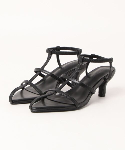 Fabby fabby(ファビィーファビィー)の「ポインテッドストラップピンヒールサンダル(サンダル・レディース・ベージュ/ブラック/グリーン/オフホワイト/イエロー/シルバー・SMALL/MEDIUM/LARGE)」の21枚目の写真