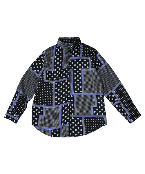 antiqua(アンティカ)の「一味違う!大人っぽさ漂うドット柄シャツ(シャツ/ブラウス・レディース・ホワイト/ブラック・FREE)」の20枚目の写真