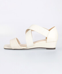 クロスゴム　ウェッジ　サンダル