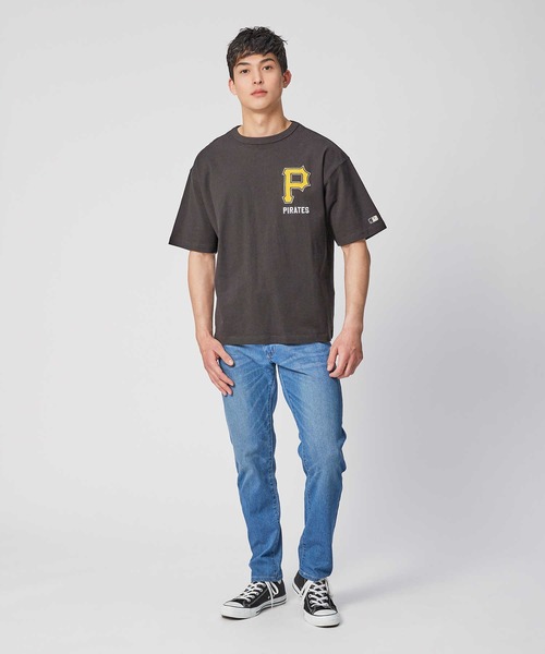 Right-on（ライトオン）の「【MLB】チームプリントＴシャツ（Tシャツ/カットソー・メンズ・ブラック/オフホワイト/グレー・M/L/XL/S）」の8枚目の写真