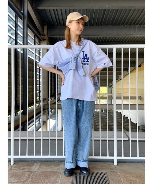 Right-on（ライトオン）の「【MLB】チームプリントＴシャツ（Tシャツ/カットソー・メンズ・ブラック/オフホワイト/グレー・M/L/XL/S）」の13枚目の写真