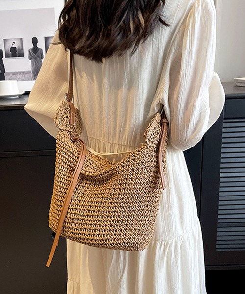 florist（フローリスト）の「【2WAY/軽量】かご編みメッシュ×ポイント