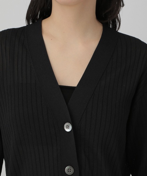Chaos（カオス）の「Chaos(カオス)/ベルティカカーディガン（カーディガン/ボレロ・レディース・ブラック/クリーム/ブルー・FREE）」の19枚目の写真