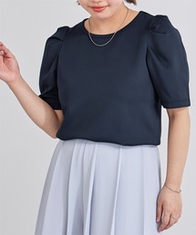 UR'S（ユアーズ）の「ボンディングタックスリーブトップス（Tシャツ/カットソー）」