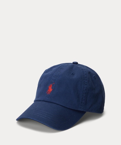 POLO RALPH LAUREN(ポロ ラルフ ローレン)の「コットン チノ ベースボール キャップ(キャップ・メンズ・マルチ・ONE)」の1枚目の写真