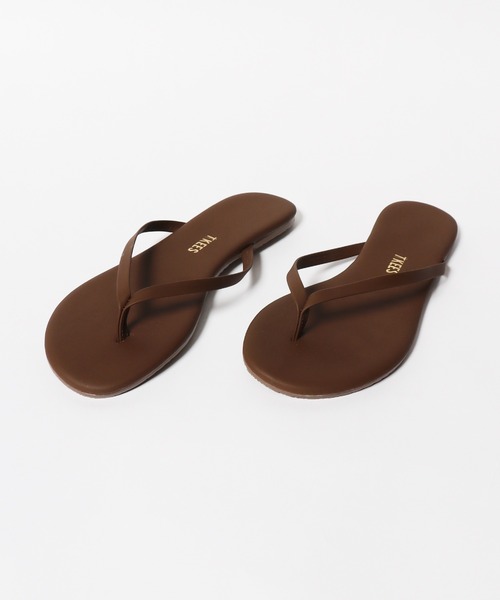 TKEES（ティキーズ）の「TKEES/ティキーズ レザー ビーチ サンダル（サンダル・レディース・シルバー系1/シルバー系2/ライトブラウン/ブラウン/ベージュ/ブラック・5/6/7/8）」の3枚目の写真